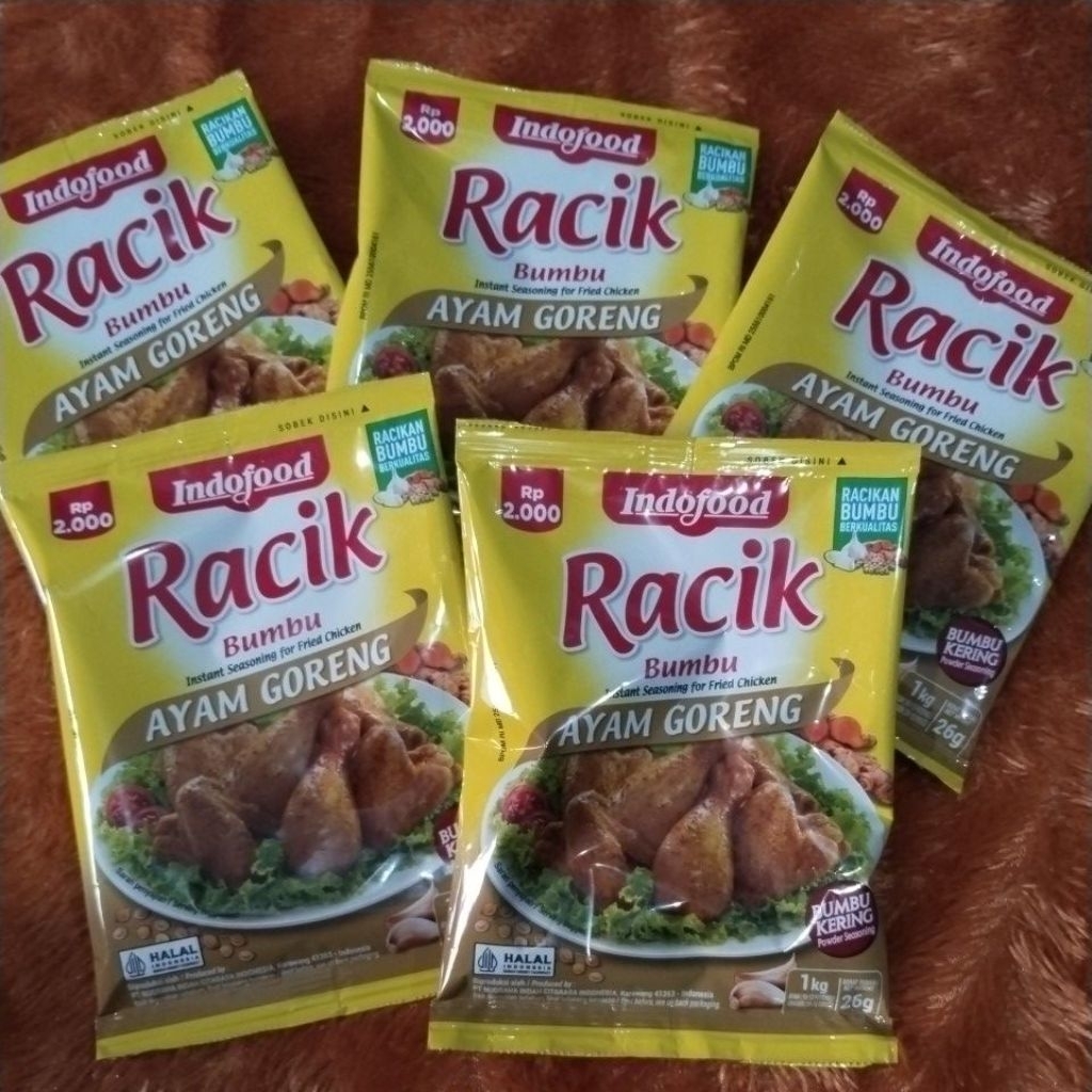 

Racik Ayam Goreng dan ikan goreng 1 renteng isi 10 pcs