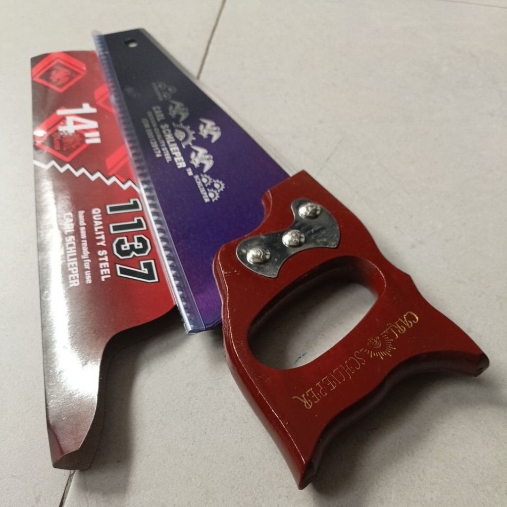 Gergaji potong kayu sliper carl schlieper gergaji schliper original 14"
