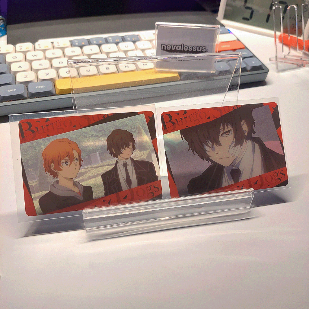 [OFFICIAL] BSD Bungo Stray Dogs Wafercard - Dazai, Chuuya, Soukoku SKK