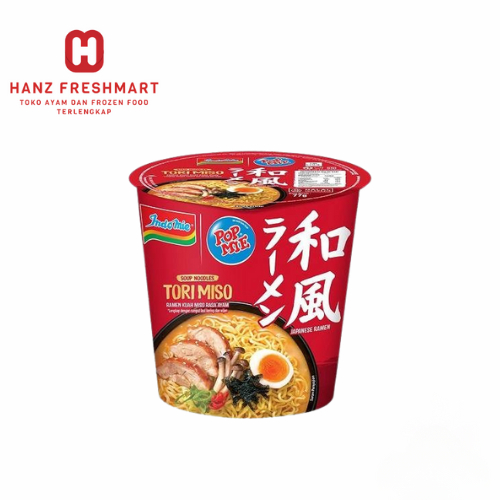 

Pop Mie Ramen Kuah Miso Rasa Ayam 77gr - Hanz Freshmart