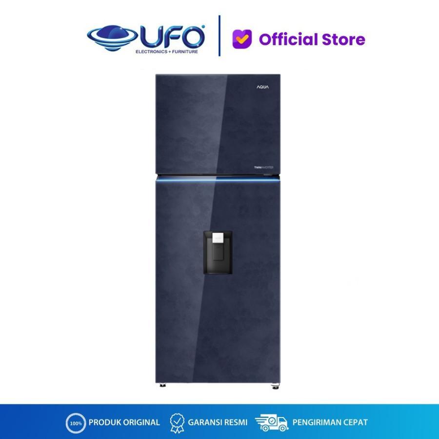 AQUA KULKAS BESAR 2 PINTU AQRVTM535RSG(CL)U1 BIG 2 DOOR INVERTER REFRIGERATOR INVERTER 480L