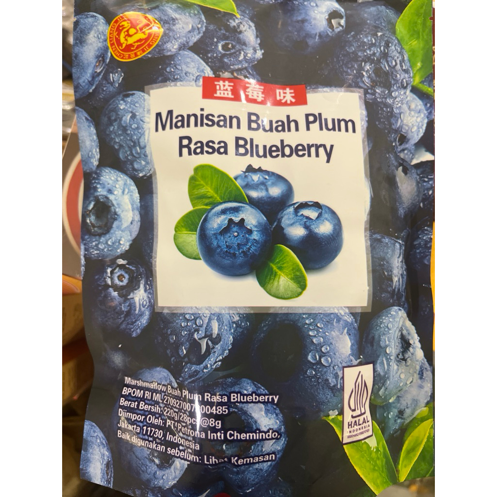 

Manisan plum blueberry
