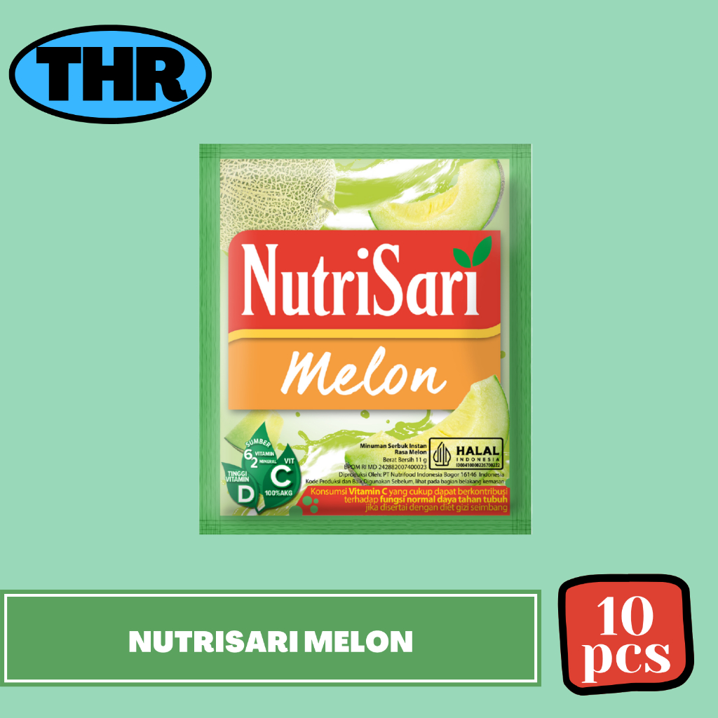 

Nutrisari Melon 1 Renceng isi 10pcs
