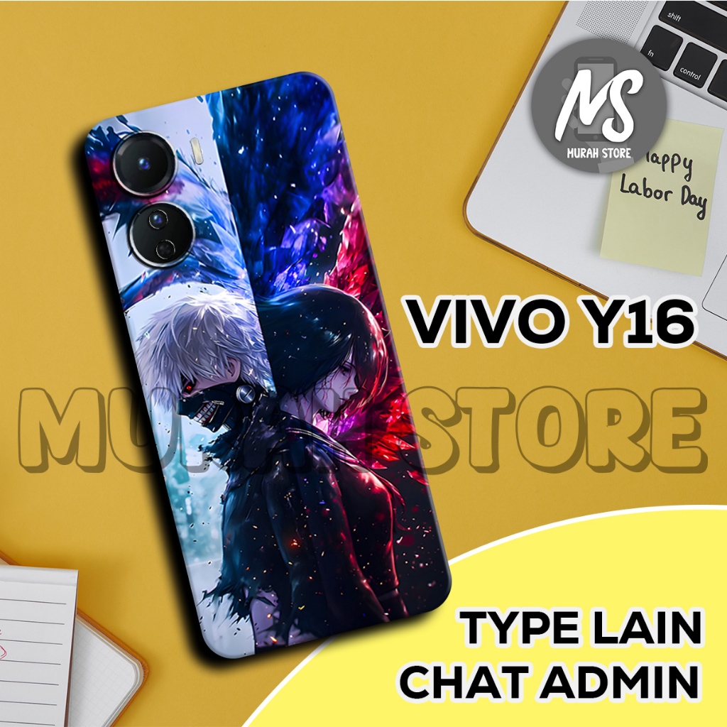 Softcase Karet VIVO Y16/MS17/Motif ANIME/Case VIVO Y16/Silikon VIVO Y16