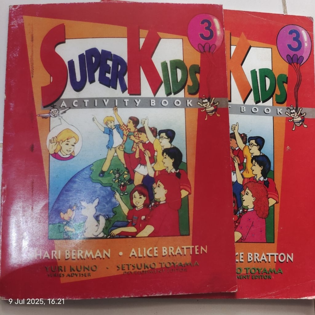 BUKU SUPER KIDS STUDENT BOOK -ACTIVITY BOOK 3 ORIGINAL