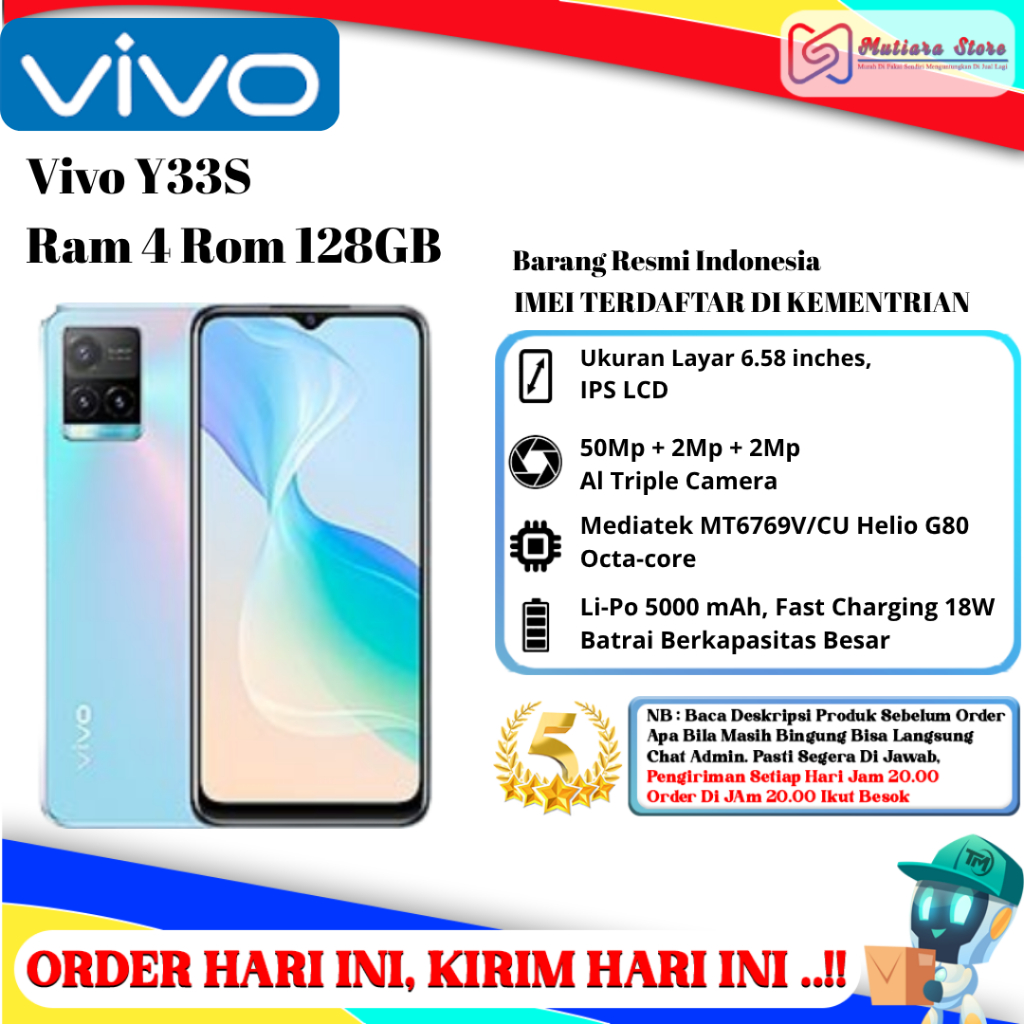 Vivo Y33S Ram 8/128GB | Ram 4/128GB