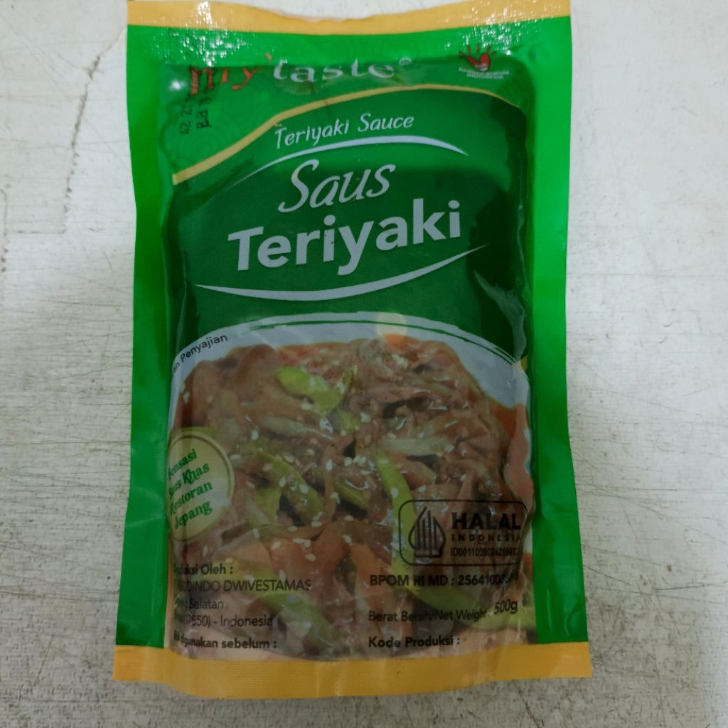 

My taste teriyaki sauce 500gr saus teriyaki