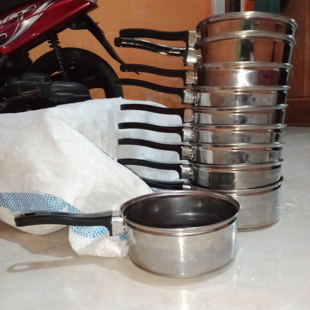 Panci Susu Rebus Panci Mie Masak Air Panci Pegangan Serbaguna