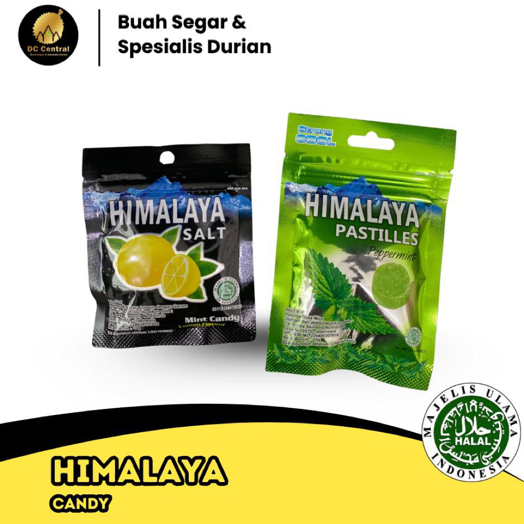 

Permen | Pastilles Himalaya | Rasa Lemon dengan Garam | Mint