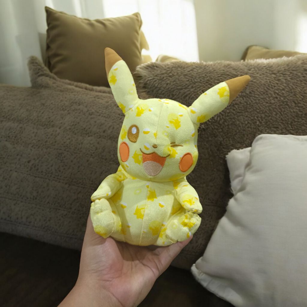 Boneka Pokemon Plush Pikachu 20 Anniversary Tomy
