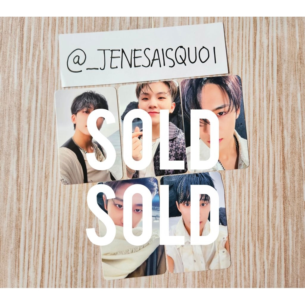 SEVENTEEN Face The Sun FTS Shopee Kpopmerch Fansign Benefit Photocard PC Jeonghan Mingyu Woozi Jihoo