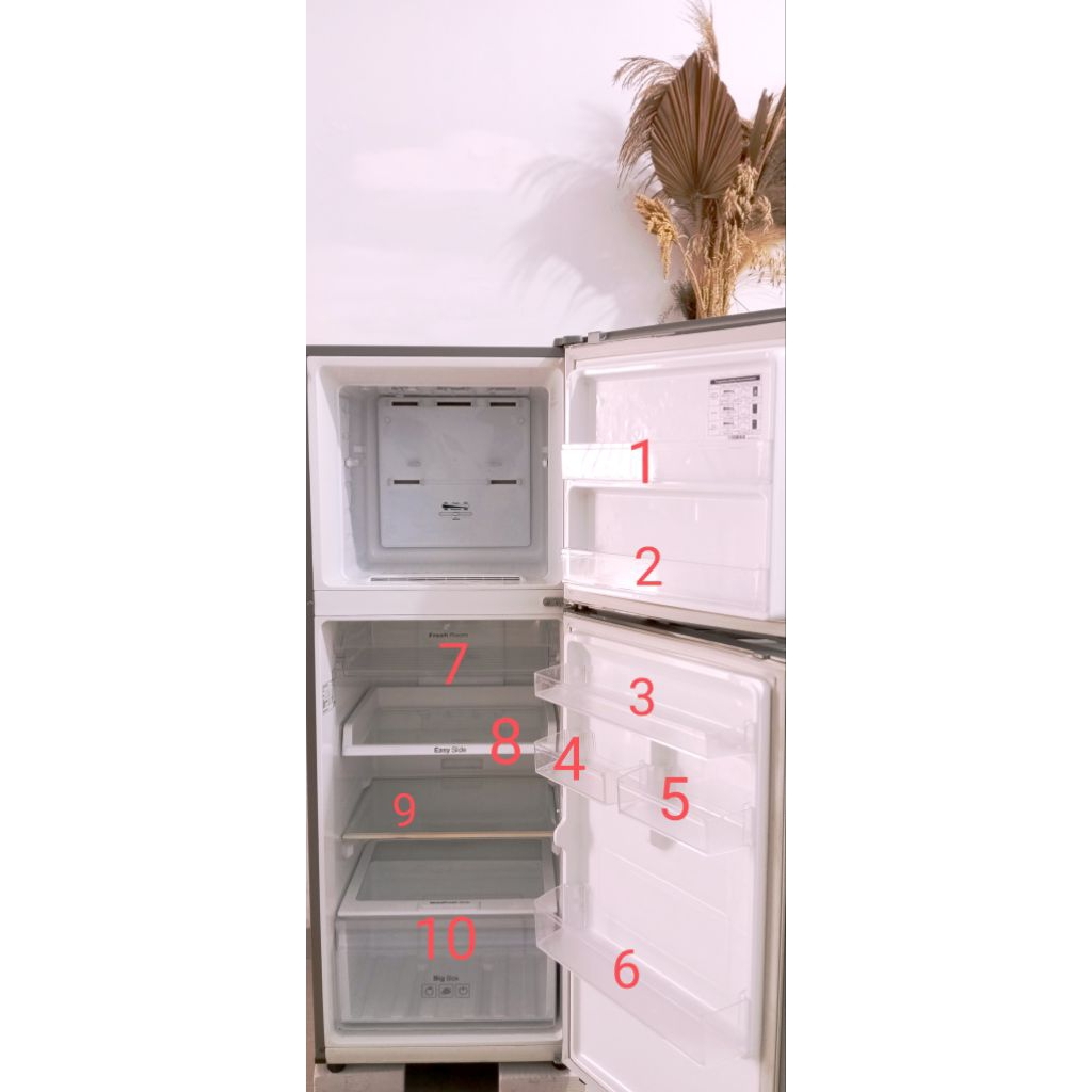 Rak Kulkas Samsung 2 Pintu Inverter Original RT29-RT32.