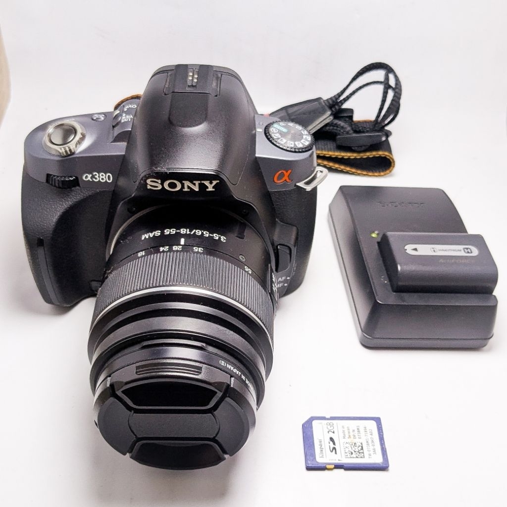 Kamera DSLR Sony a380 second Fullset