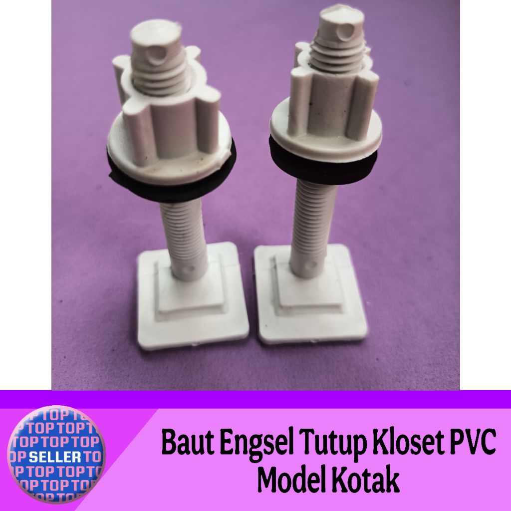 Baut tutup kloset model kotak geser