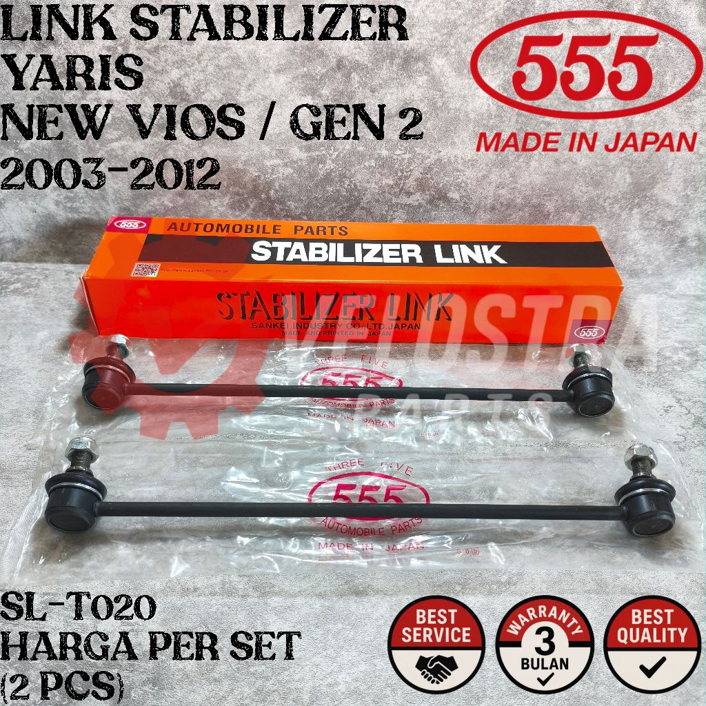 Stabilizer Link Stabil Yaris Bakpao New Vios Gen 2 Vios Limo Merk 555