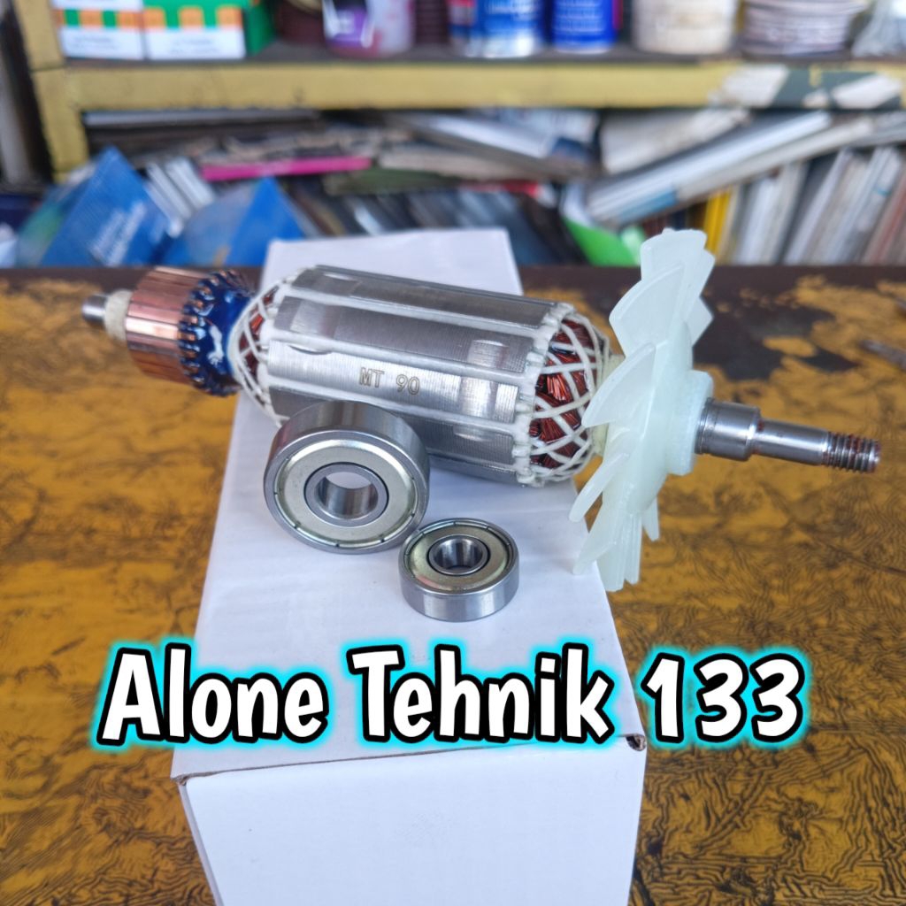 ARMATURE RYU RSG100-4 ANGKER MESIN GERINDA 4" RYU RSG100-4 ROTOR MESIN GERINDA 4" RSG 100-4