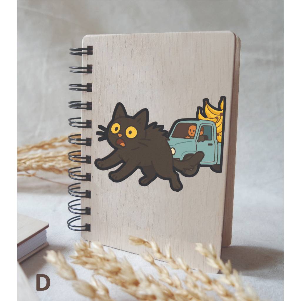 

Aang Notebook Kayu A6 Custom Nama