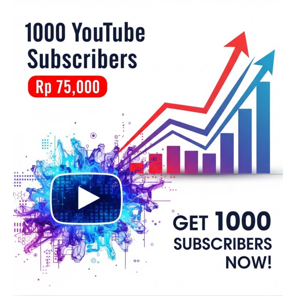 PROMO 1000 SUBSCRIBER YOUTUBE PERMANEN