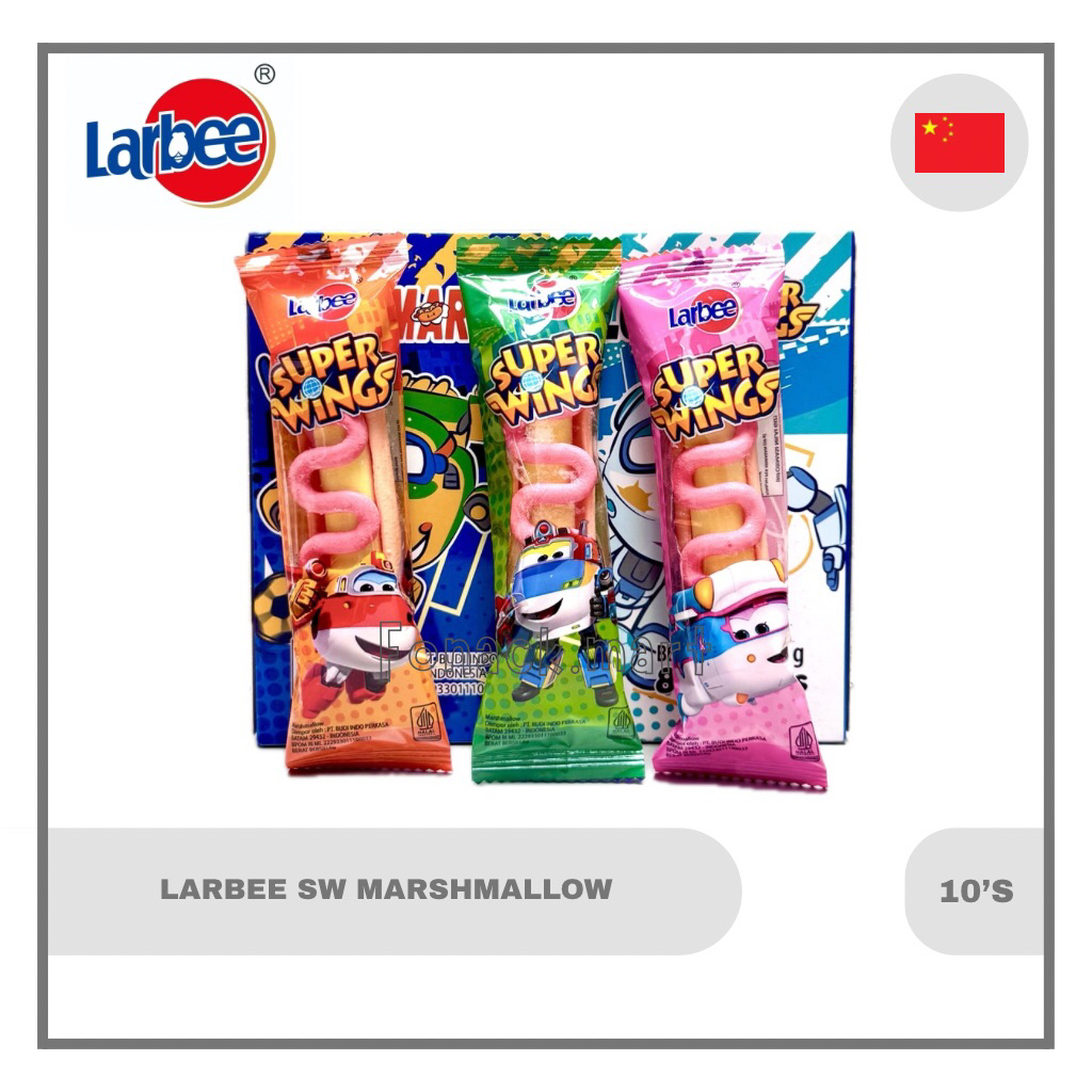 

Larbee Super Wings Marshmallow 10Pcs Permen Jeli