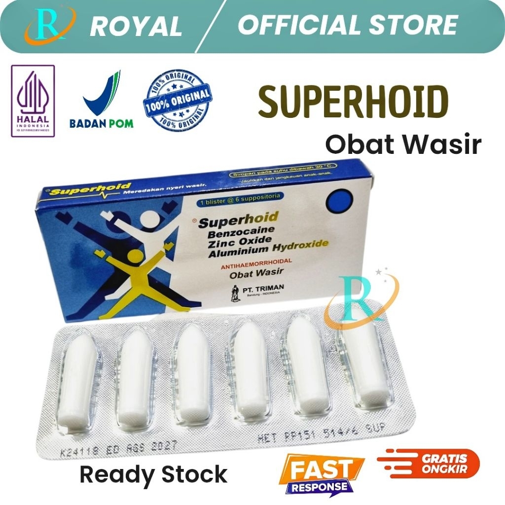 Obat Wasir Superhoid Supp Ambeien Ampuh