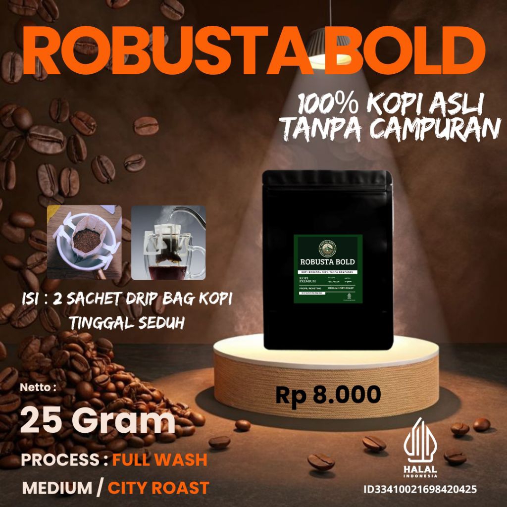 

Robusta Bold | Kopi Hitam | Kopi Premium