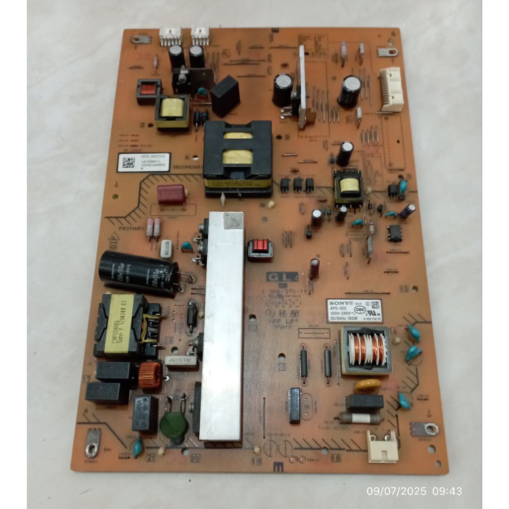 PSU POWER SUPPLY REGURATOR MESIN TV SONY KDL.46EX650 (PSU SONY46)