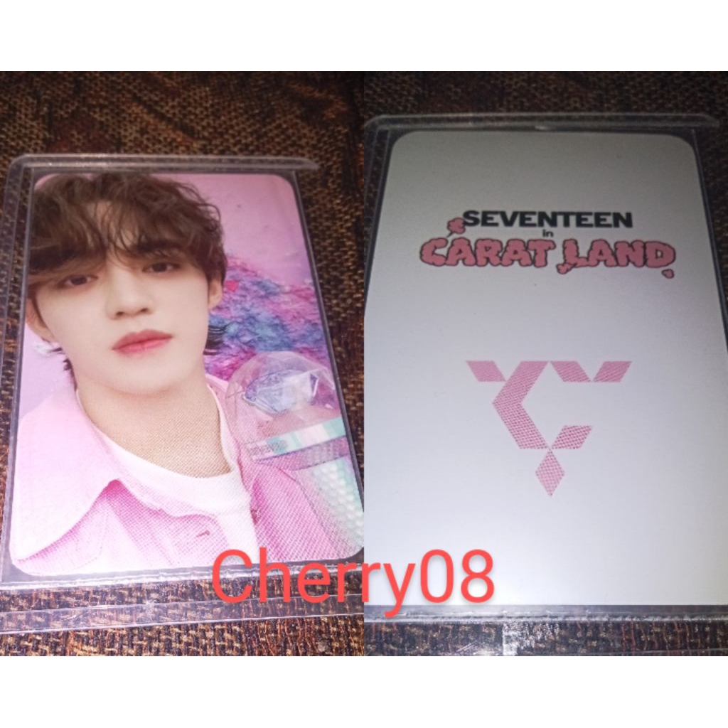 WTS PC PHOTOCARD SCOUPS SEVENTEEN CARATZONE CARATLAND 2023 OFFICIAL [BISA NEGO]
