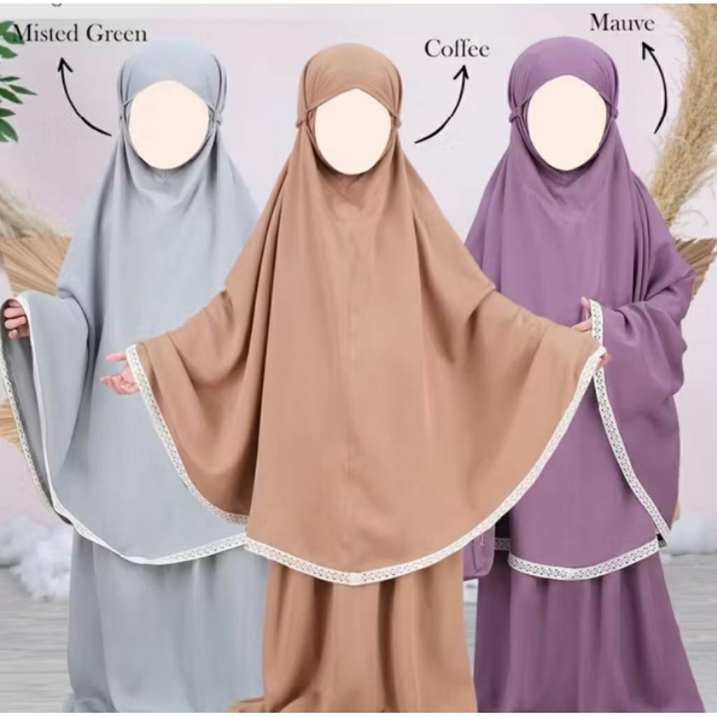 Preloved Mukena Anak Khansa Prayer Kids Atelier Angelina