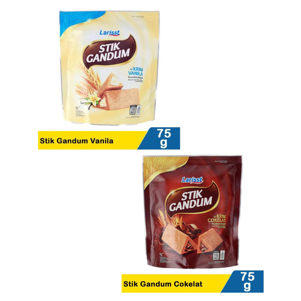

Larisst Stik Gandum Cokelat , Vanilla 75g