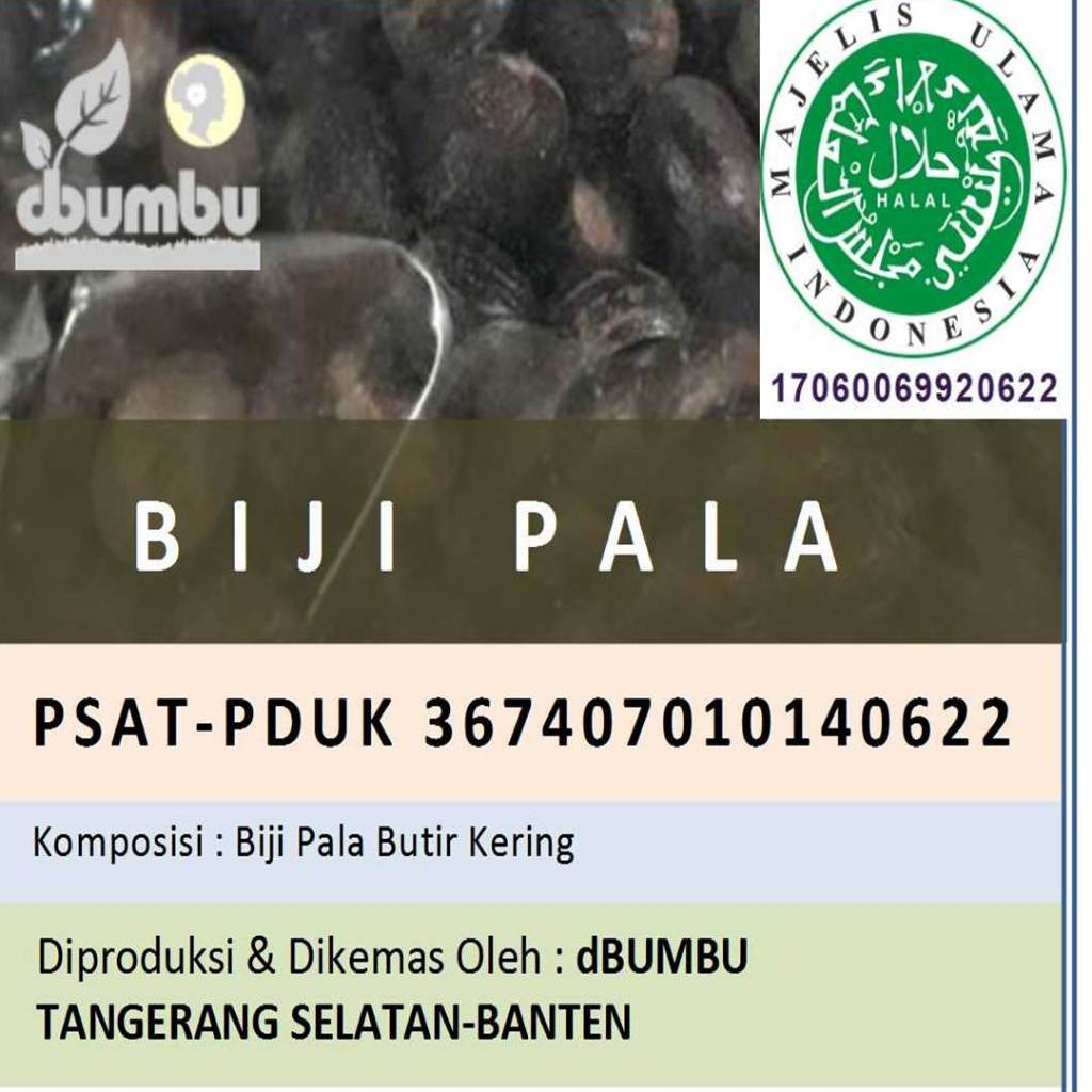 

Biji Pala Butir 1000 gram