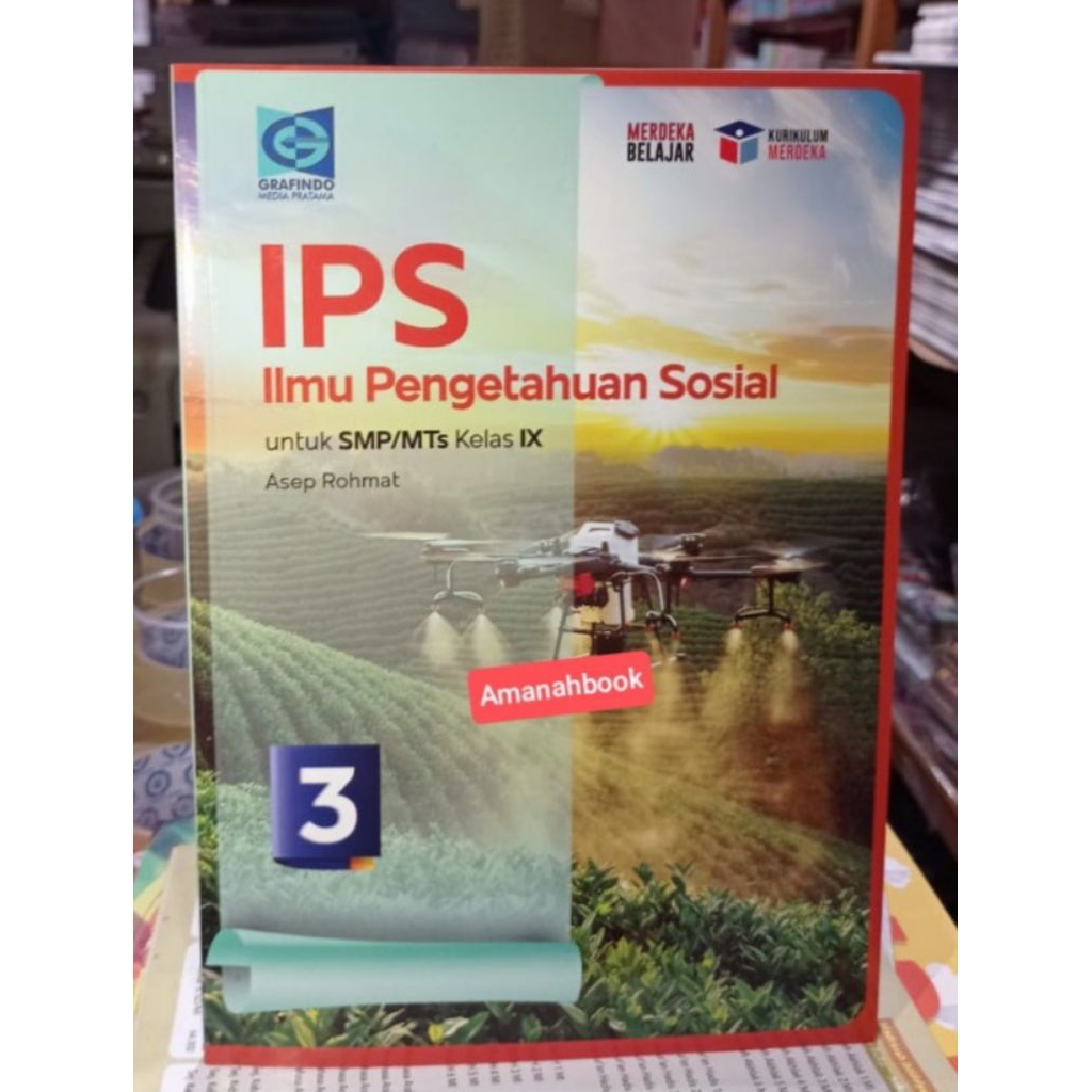 Buku IPS SMP Kelas 9 kurikulum Merdeka Grafindo