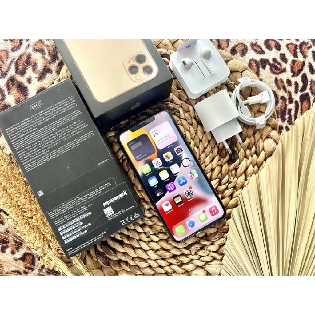 Iphone 11 promax 256gb iBox Fullset original bebas blokir imei