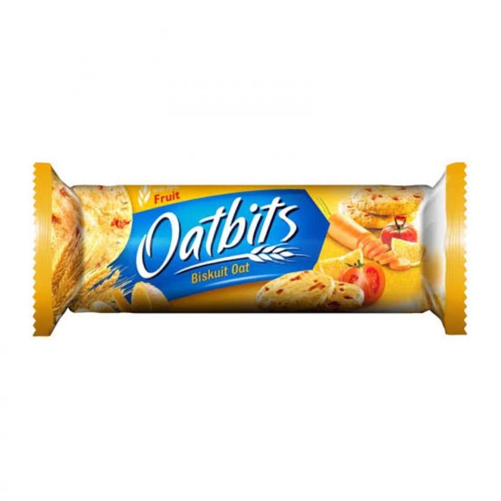 

Oatbits Biskuit Oat Fruit 110 gram