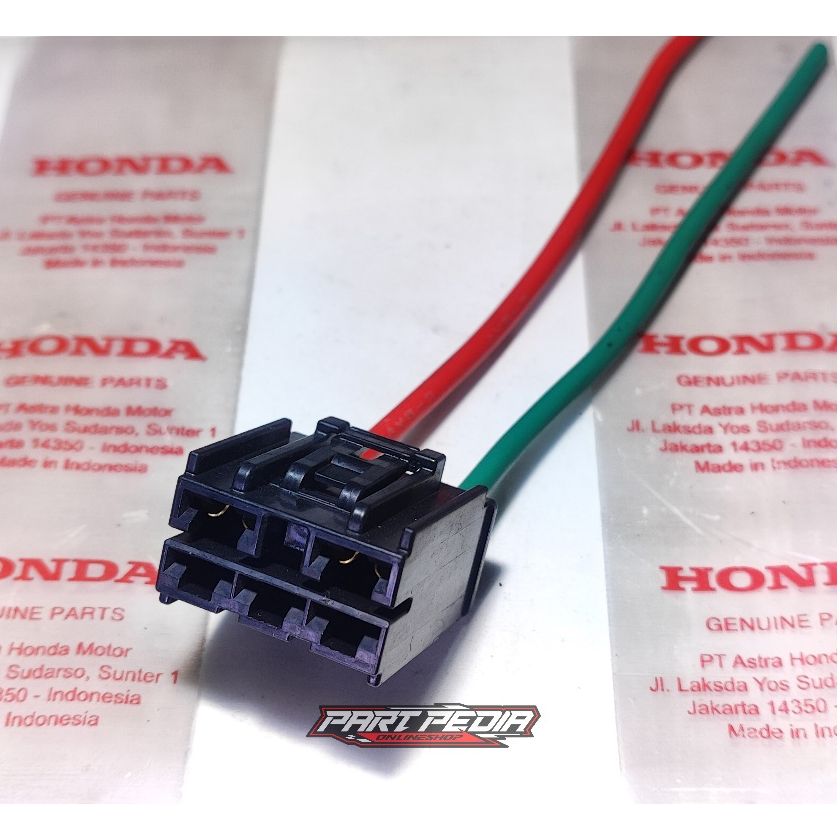 SOCKET SOKET KABEL ECU ECCU ACG ECM PIN 2 HONDA NEW VARIO 160 PCX 160 ADV 160 ORIGINAL
