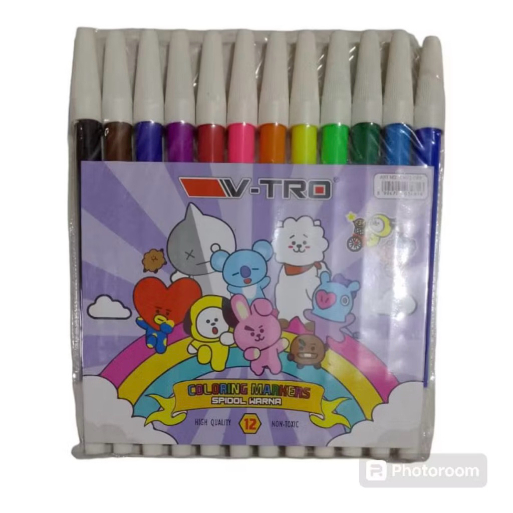 

Spidol Warna Vtro 12 Warna