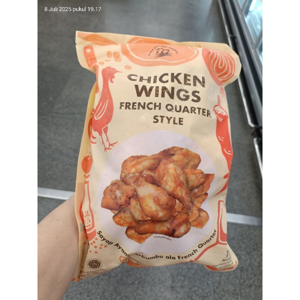 

Premium New Orleans Chicken Wings French Quater Sytle 1 Kg | Sayap Ayam