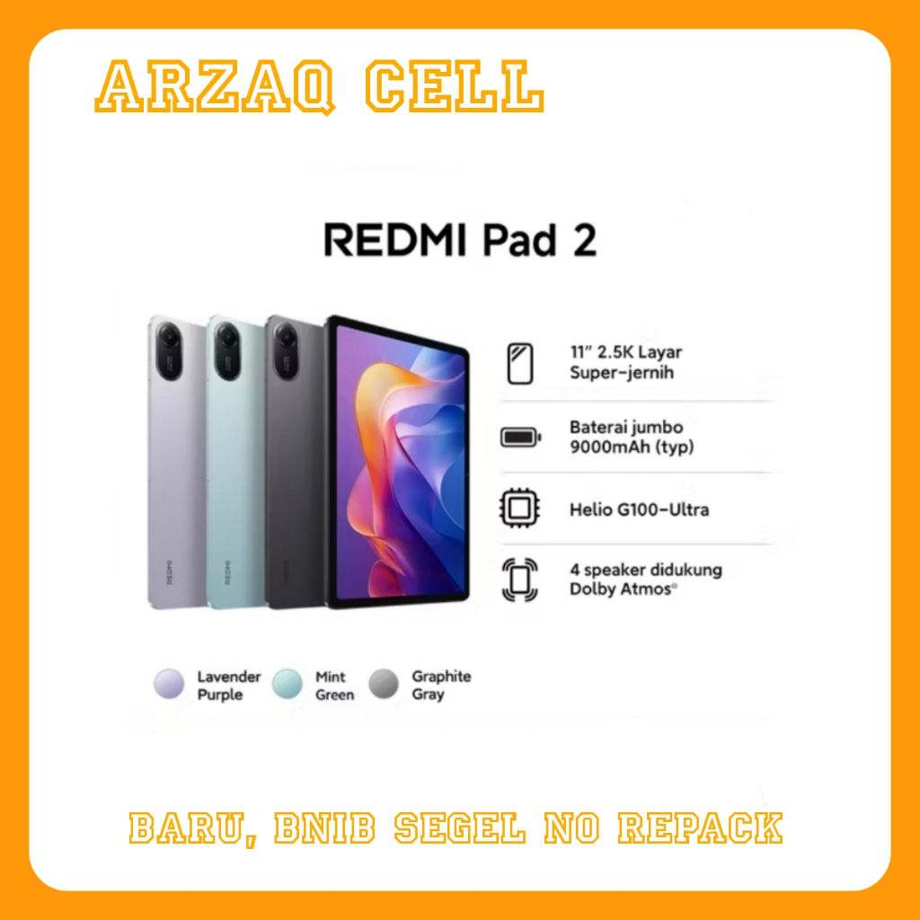 Redmi Pad 2 Ram [ 4/128 ] GB