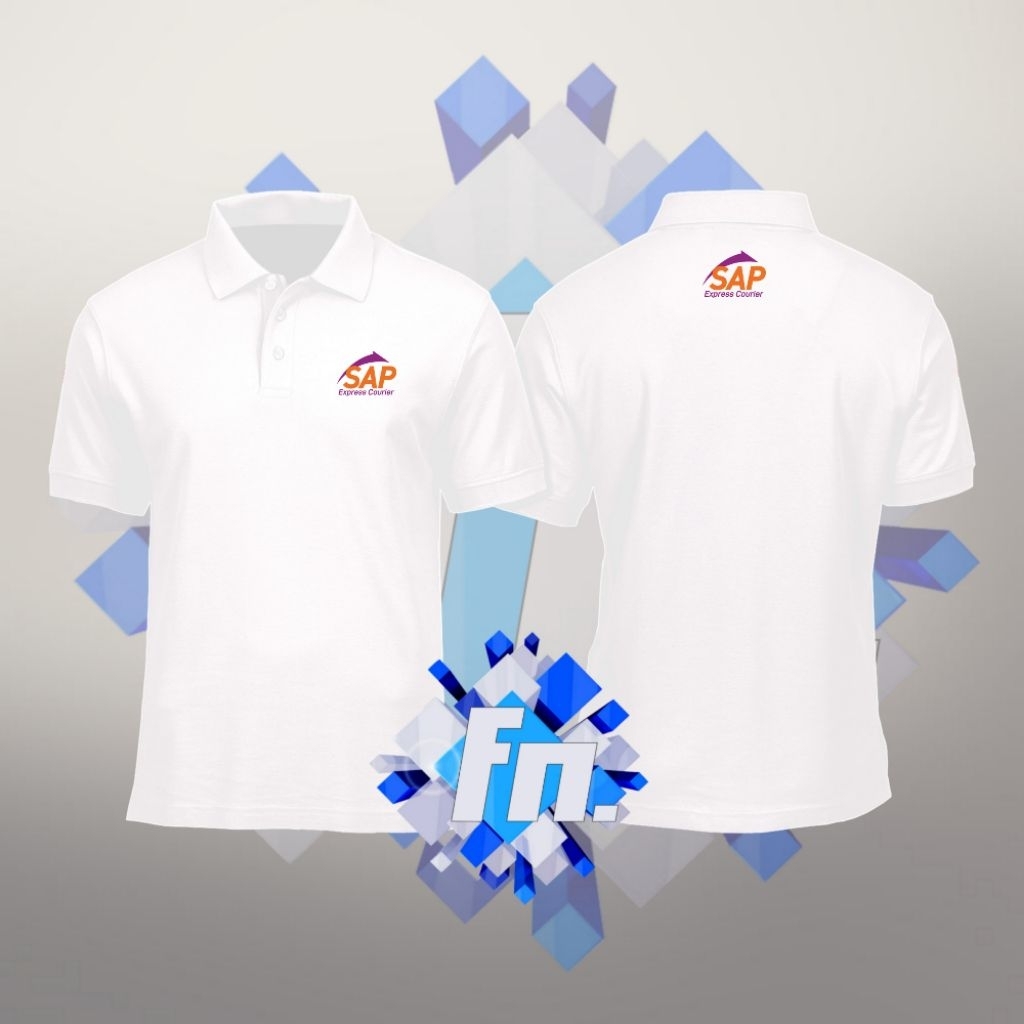 KAOS POLO SHIRT BAJU KERAH LENGAN PENDEK SAP KURIR EKSPEDISI JASA KIRIM SAP EXPRESS COURIR