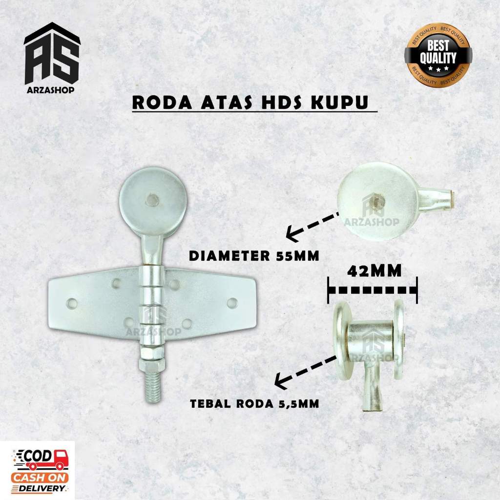 Roda atas kupu roda gantung pintu lipat handerson aksesoris pagar
