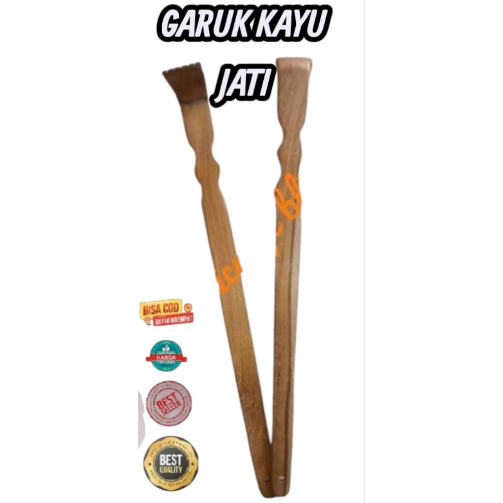 Garuk kayu gatal garuk tradisional KAYU JATI pijat reflexy