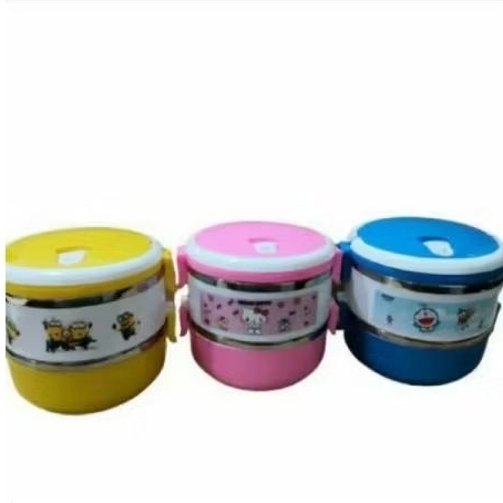 Rantang karakter 2 susun (Bisa COD)