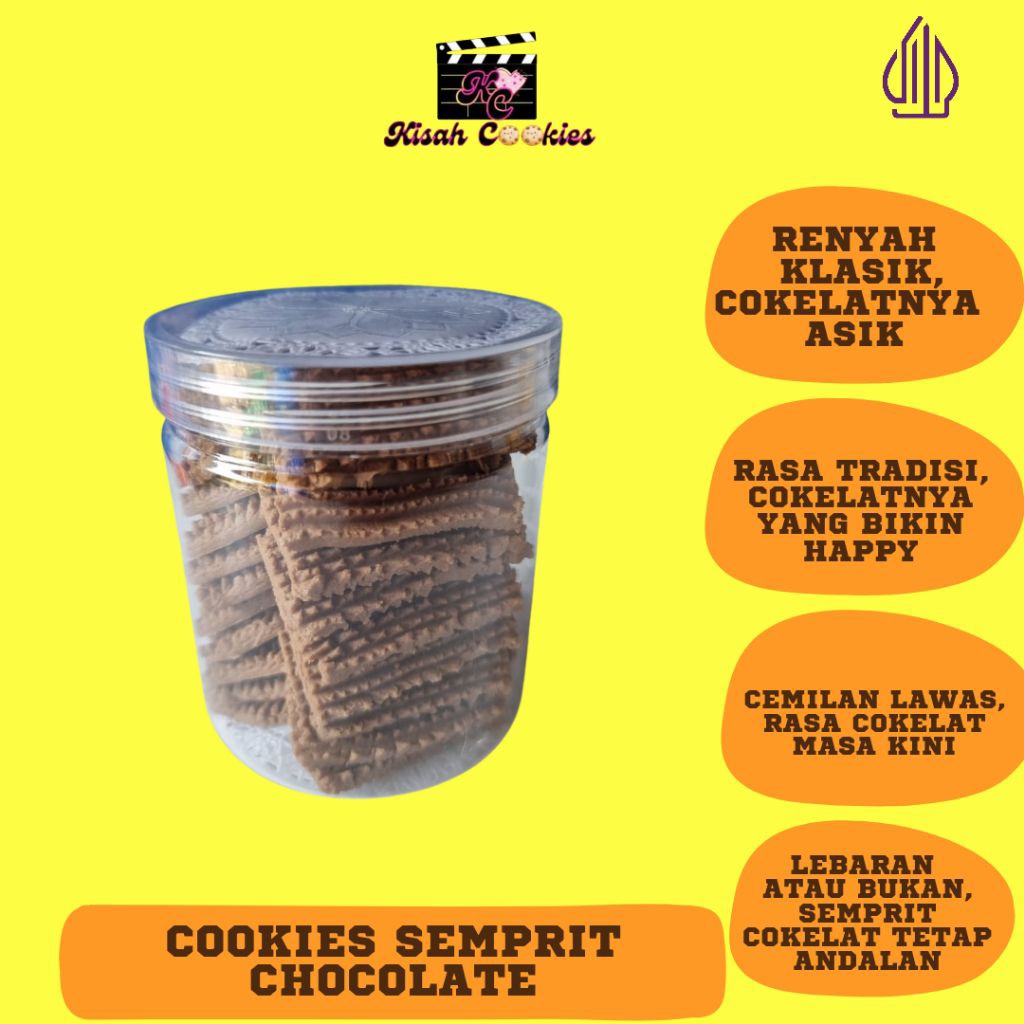 

semprit cokelat kue coklat kuejadul Cookies Snack Kering Food Biskuit Cemilan Manis Makanan