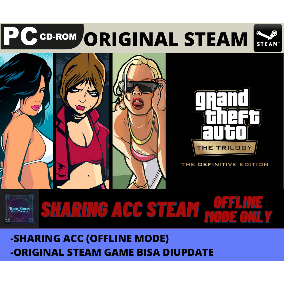 Grand Theft Auto San Andreas / GTA San Andreas The Definitive Edition PC Game Sharing Original
