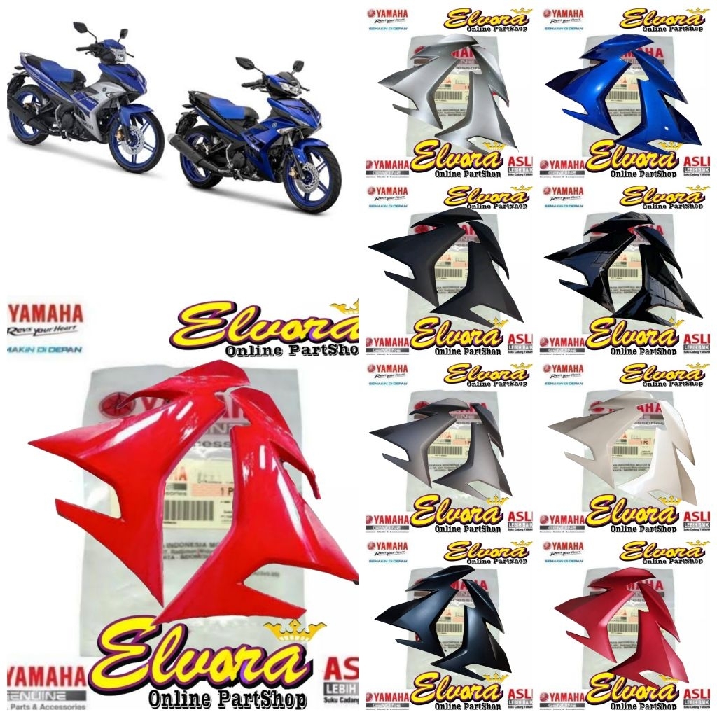 Panel sayap body depan kanan kiri yamaha Mxking 150 V1 V2 Original 2PV-F835U-00 2PV-F835V-00