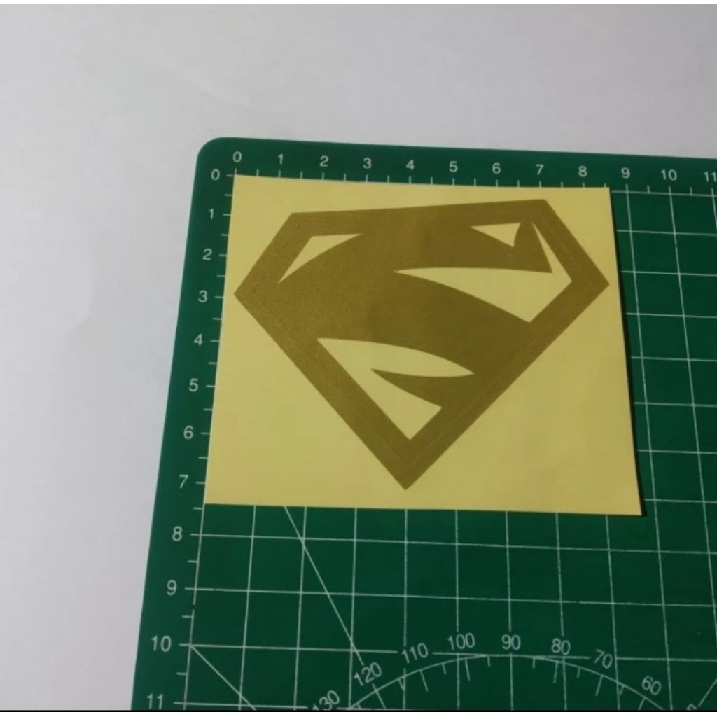 

stiker cutting superman