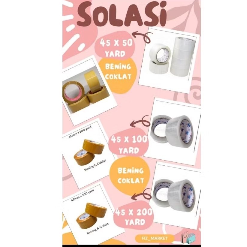 

Solasi Bening dan Coklat