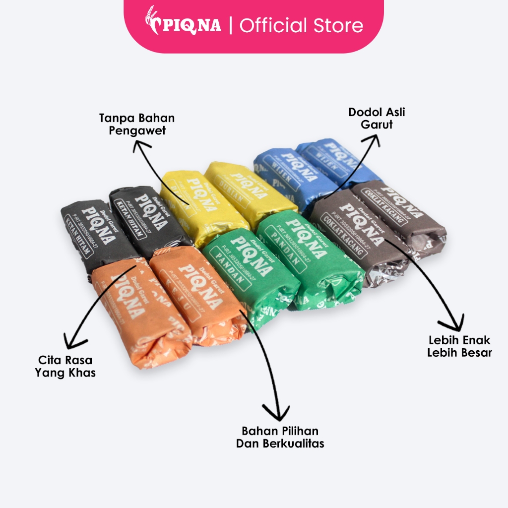 Softcookies_ Dodol Garut Piqna Aneka Rasa Dodol Garut Special Quality Aneka Rasa