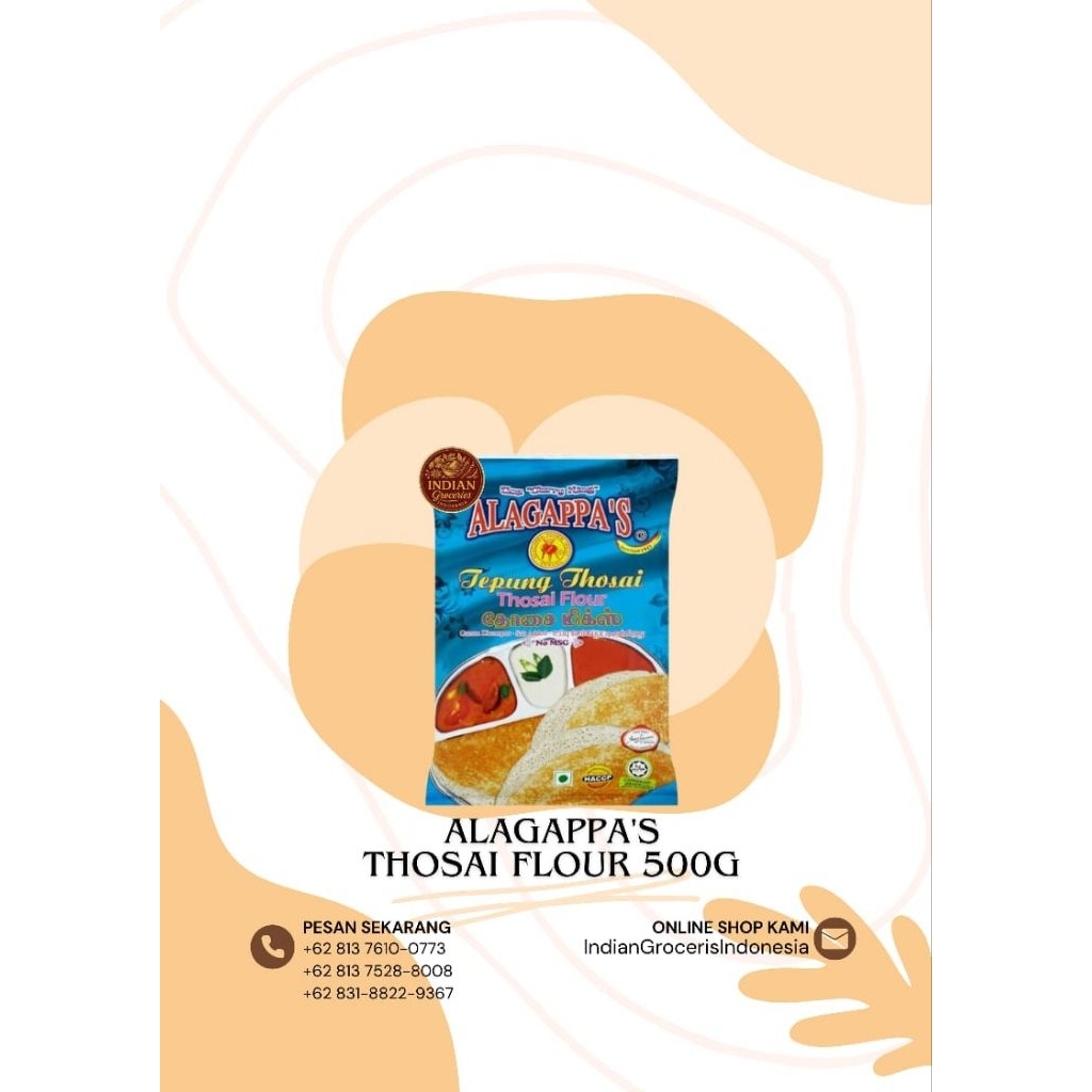 

Alagappa's Thosai flour 500gr