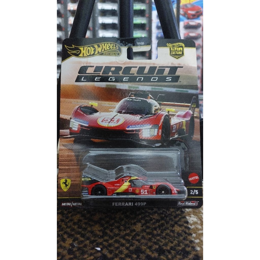 Hot Wheels Premium Circuit Legends Ferrari 499P