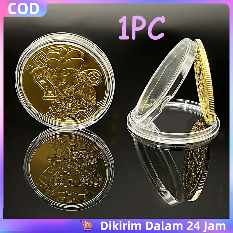Dewa Rezeki Koin Cina Koin Logam Asli Koin Keberuntungan Cina Koin Keberuntungan Koin Keberuntungan 